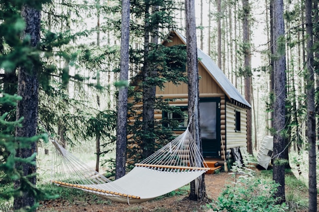 house with hammock